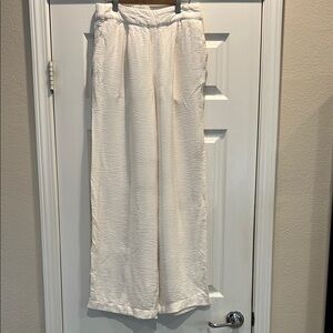 A New Day Off-White Elastic Waist wide leg